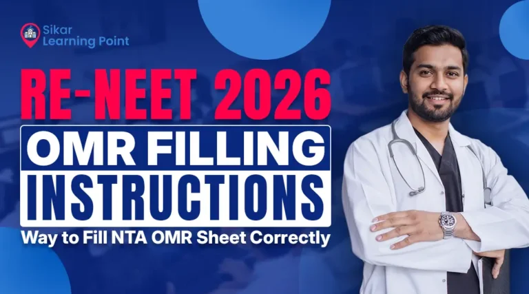 Re NEET 2026 OMR Filling Instructions – Way to Fill NTA OMR Sheet Correctly