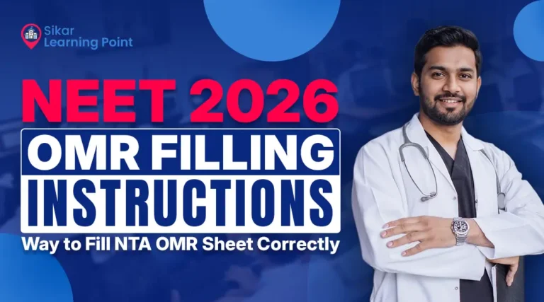NEET 2026 OMR Filling Instructions – Way to Fill NTA OMR Sheet Correctly