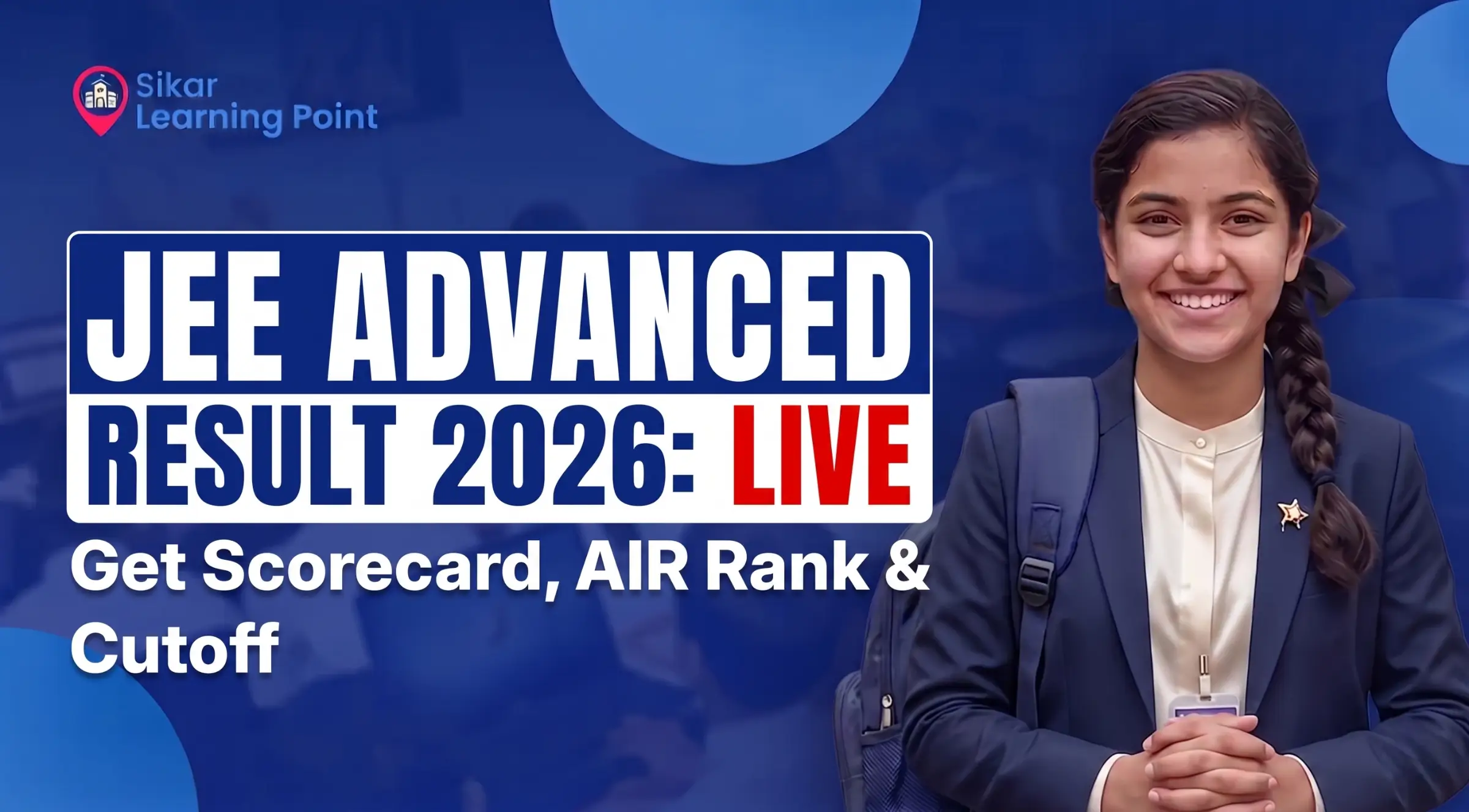 JEE Advanced Result 2026